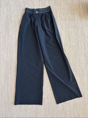 ALO Yoga Black Wide Leg Trousers
